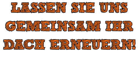 Lassen Sie uns gemeinsam ihr Dach erneuern